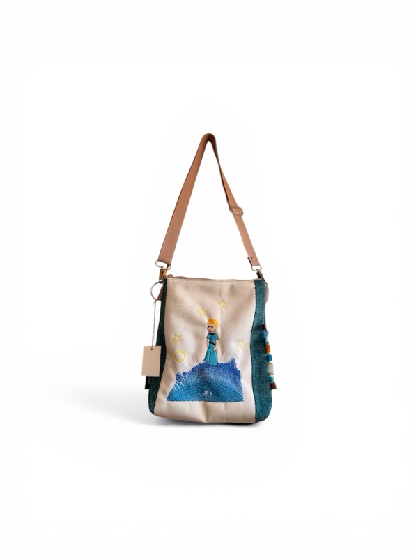Maly princ, crossbody kabelka handmade rucne siti