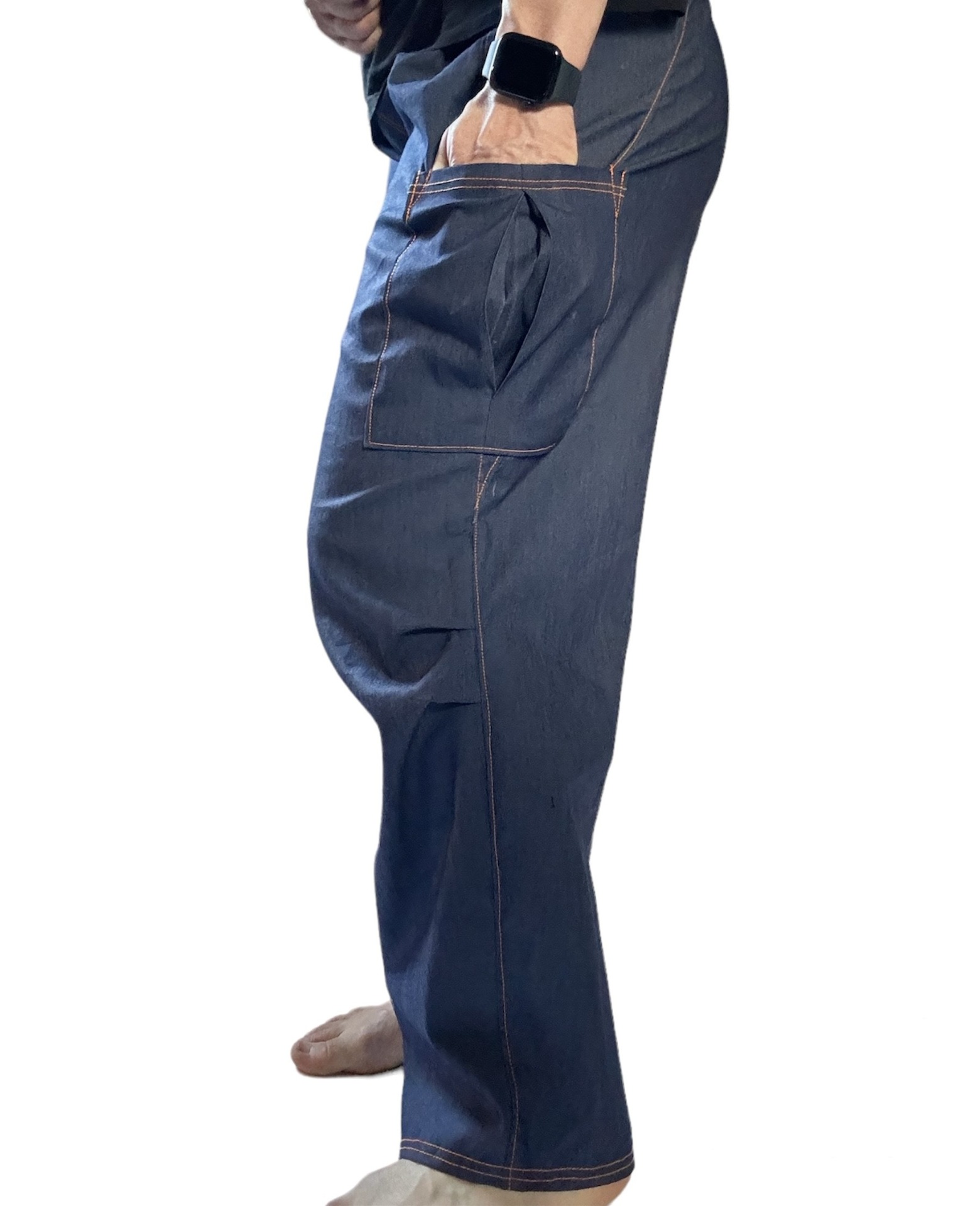 Denimová pohoda (Kalhoty z tenké rifloviny)