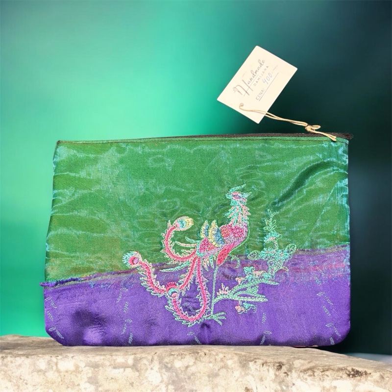 Píseň fénixe- Ručně šitý necesér, Kosmetická taštička