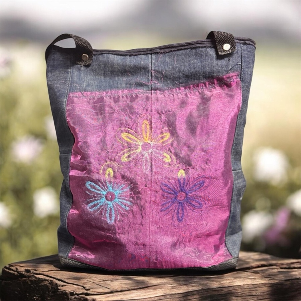 Handmade taška s filcem