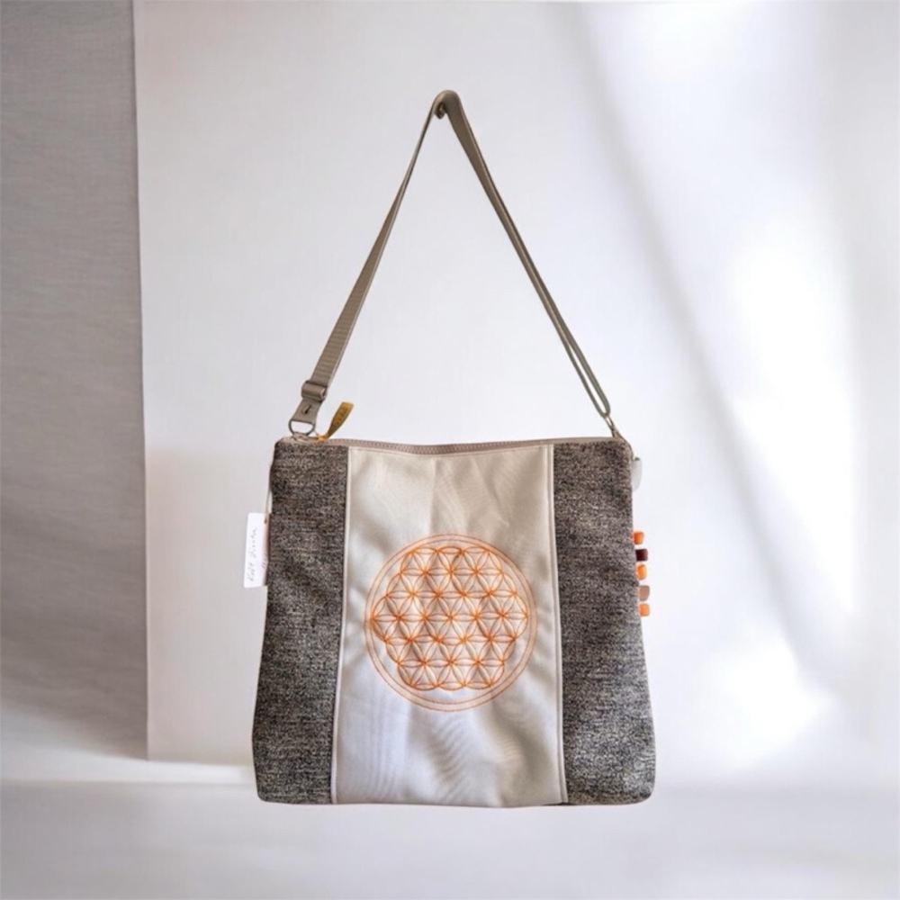 Damska handmade crossbody kabelka Kvet Zivota